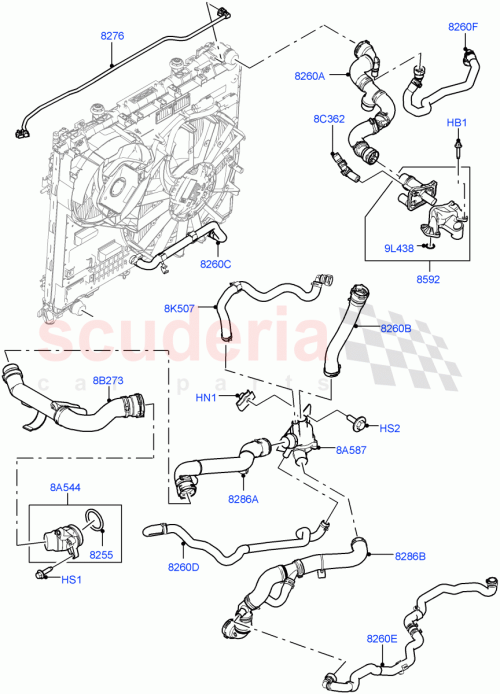 Part Diagram for Land Rover LR113147