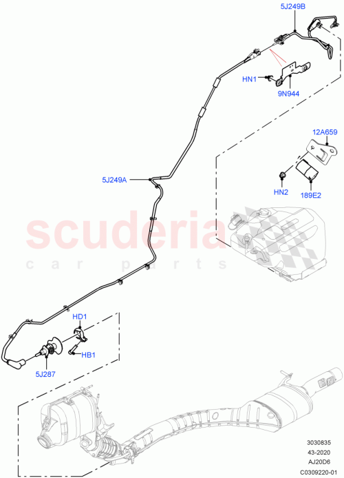 Part Diagram for Land Rover LR165902