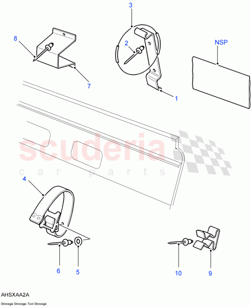 Part Diagram for Land Rover MTC1359