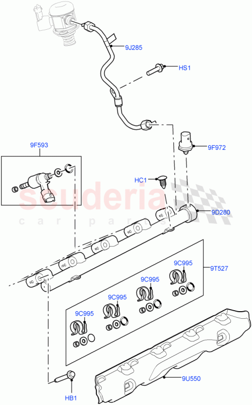 Part Diagram for Land Rover LR101730