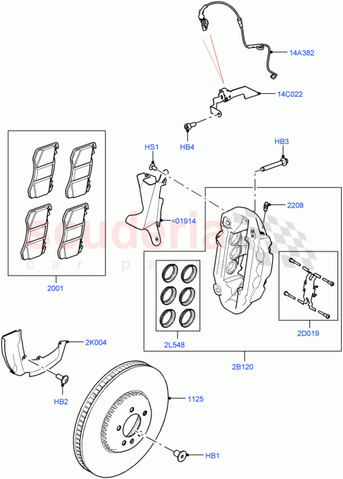 Part Diagram for Land Rover LR157457