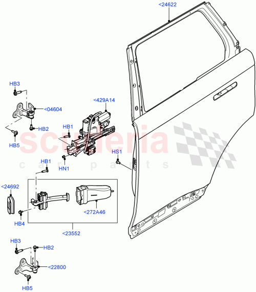 Part Diagram for Land Rover LR151810