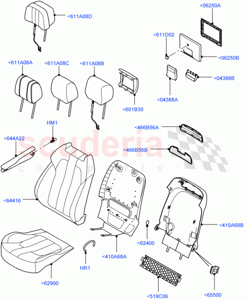 Part Diagram for Land Rover LR053033