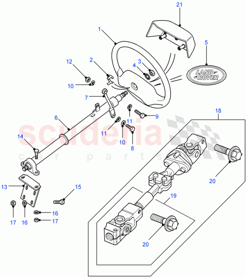 Part Diagram for Land Rover LR055936