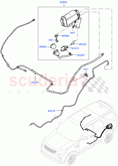 Part Diagram for Land Rover LR138423