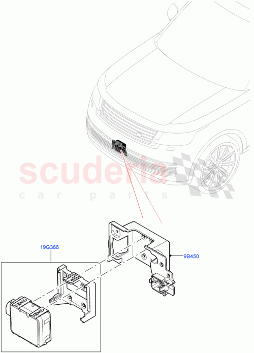 Part Diagram for Land Rover LR151006