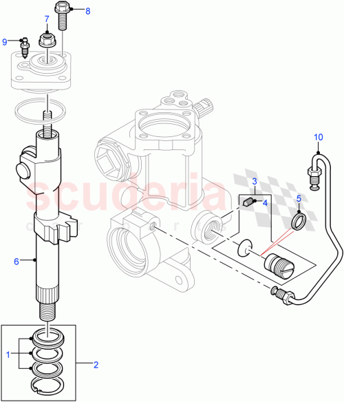 Part Diagram for Land Rover RTC4401