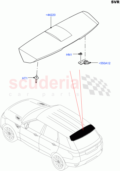 Part Diagram for Land Rover LR078540
