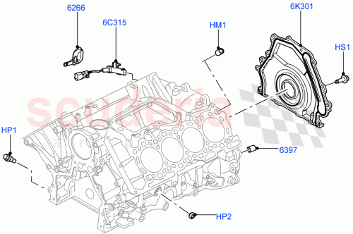 Part Diagram for Land Rover LR029001