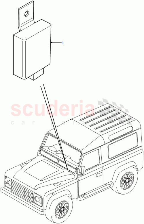 Part Diagram for Land Rover YWC104430L