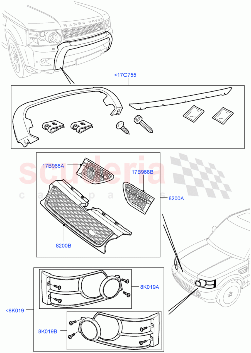 Part Diagram for Land Rover LR019207