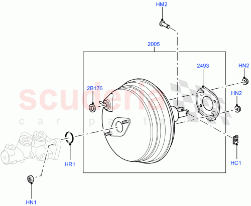 Part Diagram for Land Rover SZB000010