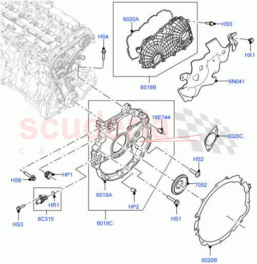 Part Diagram for Land Rover LR141280