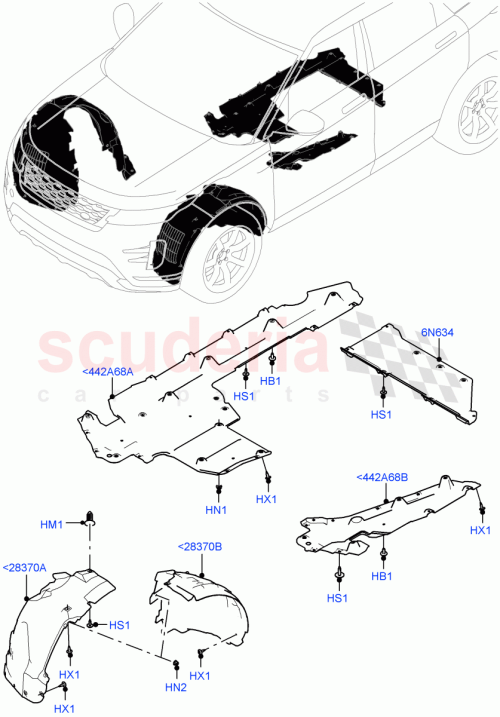 Part Diagram for Land Rover LR156921