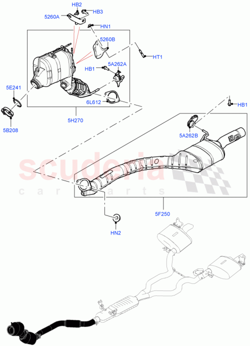 Part Diagram for Land Rover LR149620