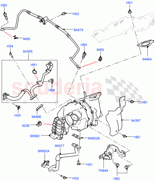 Part Diagram for Land Rover LR071343