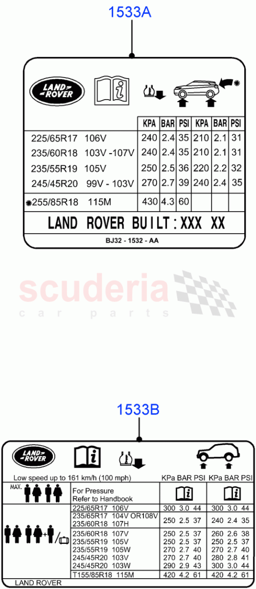 Part Diagram for Land Rover LR138642
