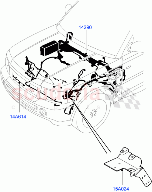 Part Diagram for Land Rover LR030444