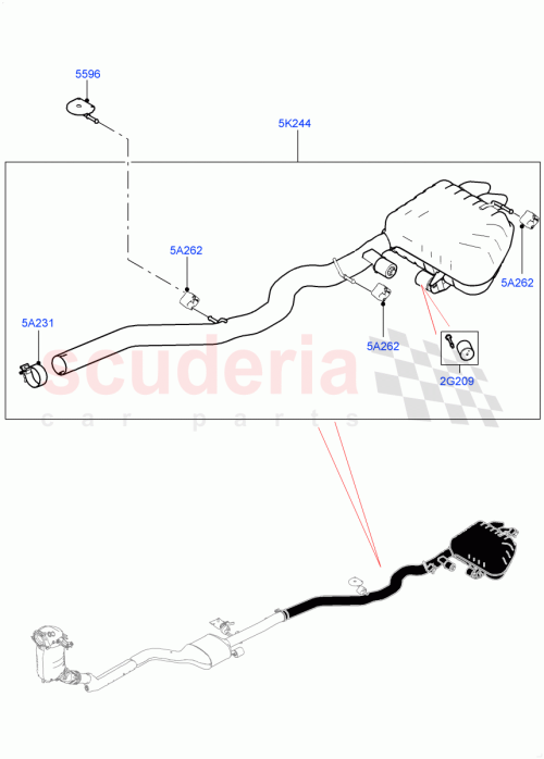 Part Diagram for Land Rover LR092844