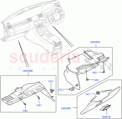 Part Diagram for Land Rover LR018615