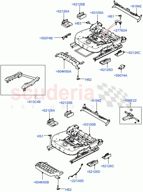 Part Diagram for Land Rover LR130602