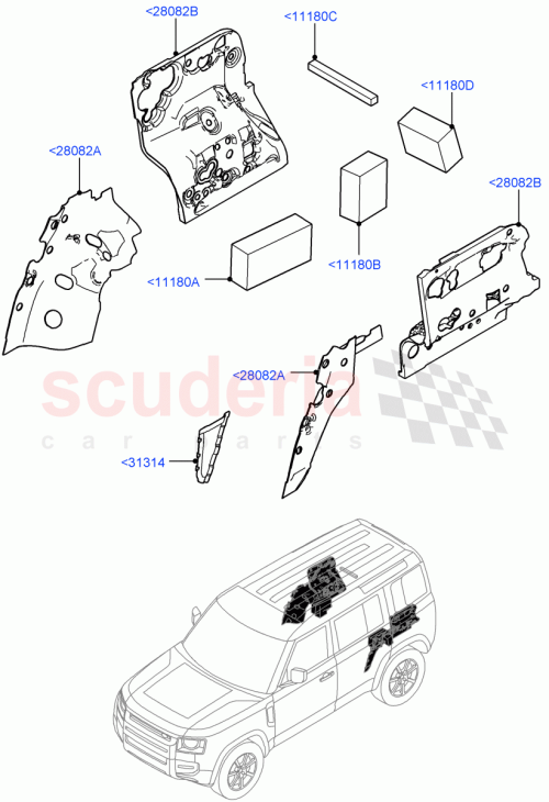 Part Diagram for Land Rover LR137902