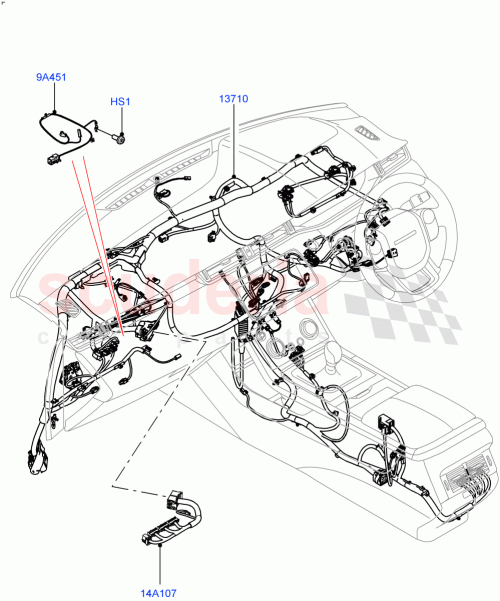 Part Diagram for Land Rover LR128262