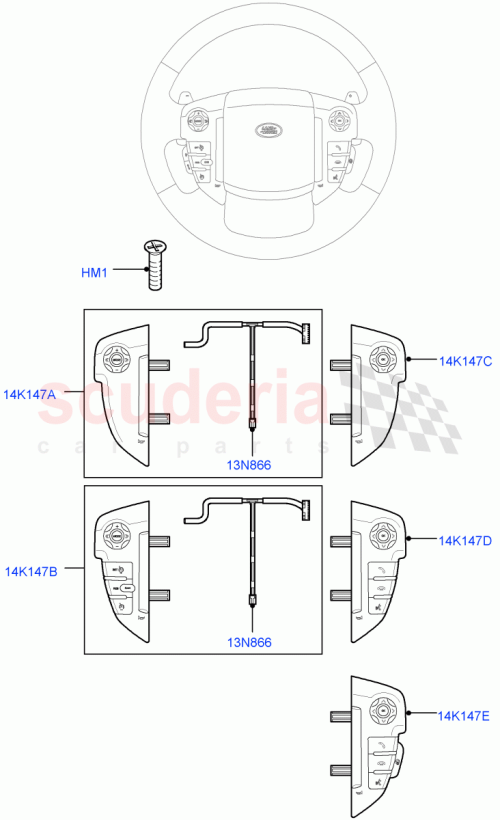 Part Diagram for Land Rover LR022150