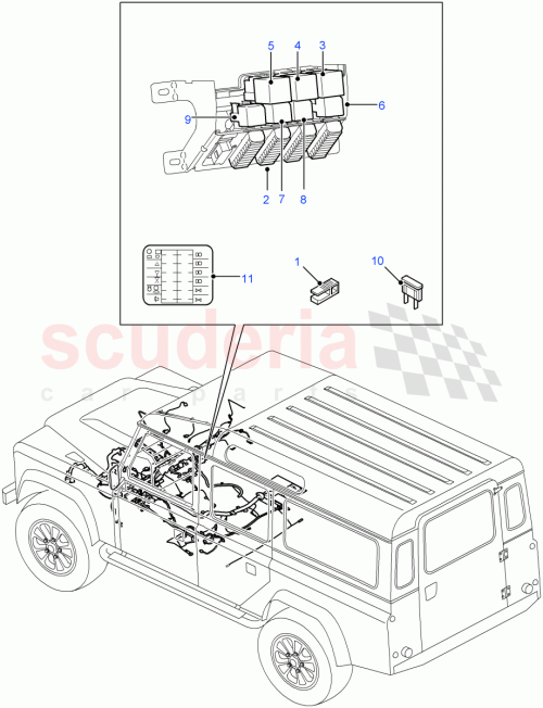 Part Diagram for Land Rover LR057366