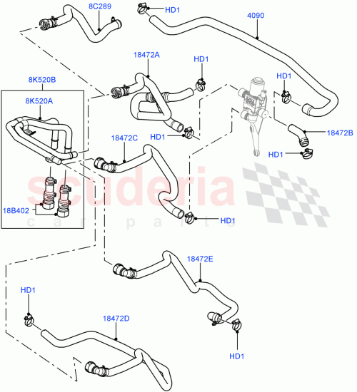 Part Diagram for Land Rover LR014712