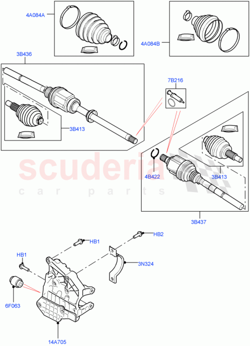 Part Diagram for Land Rover LR126050