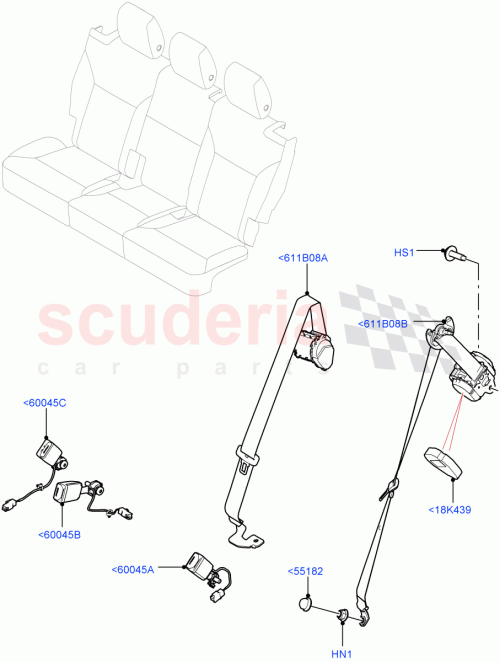 Part Diagram for Land Rover LR081155