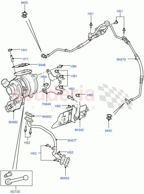 Part Diagram for Land Rover LR006644
