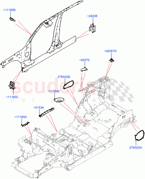 Part Diagram for Land Rover LR136797
