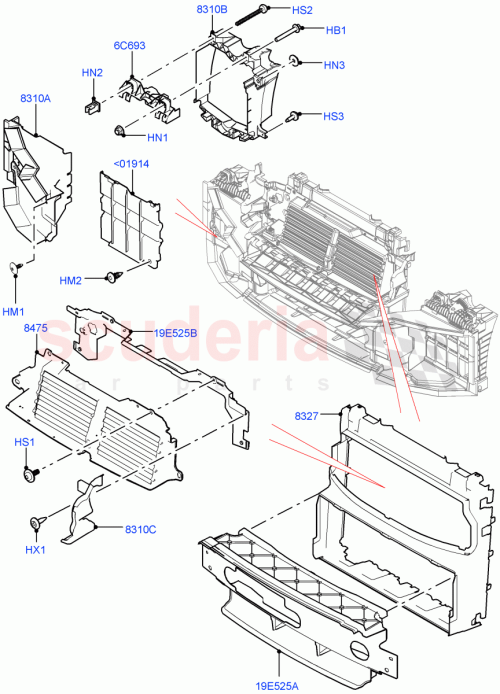 Part Diagram for Land Rover LR005173