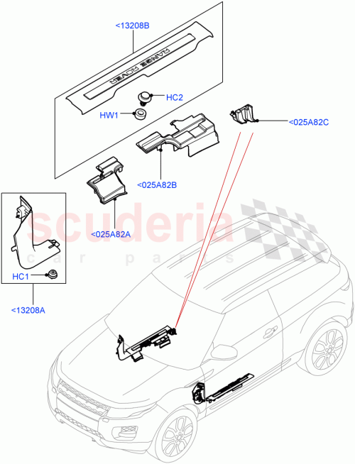 Part Diagram for Land Rover LR028919