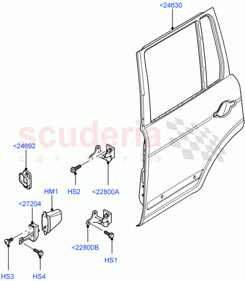 Part Diagram for Land Rover LR018599