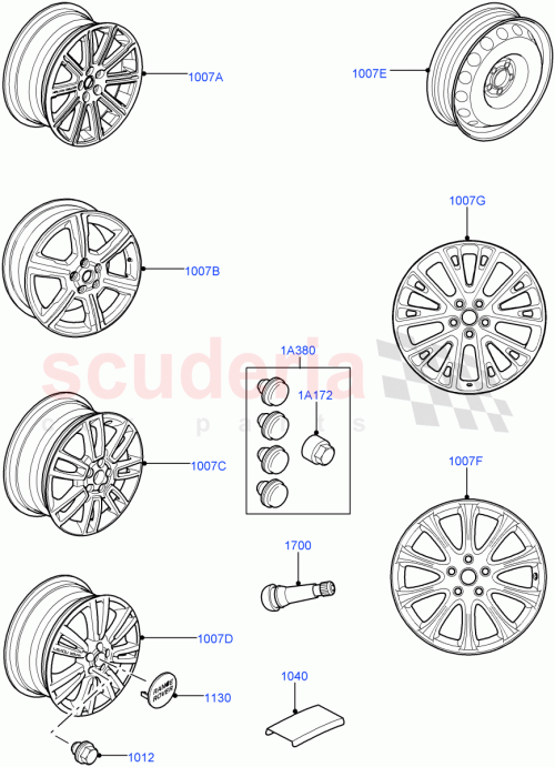 Part Diagram for Land Rover LR023302