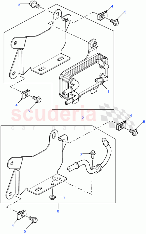 Part Diagram for Land Rover LR038701