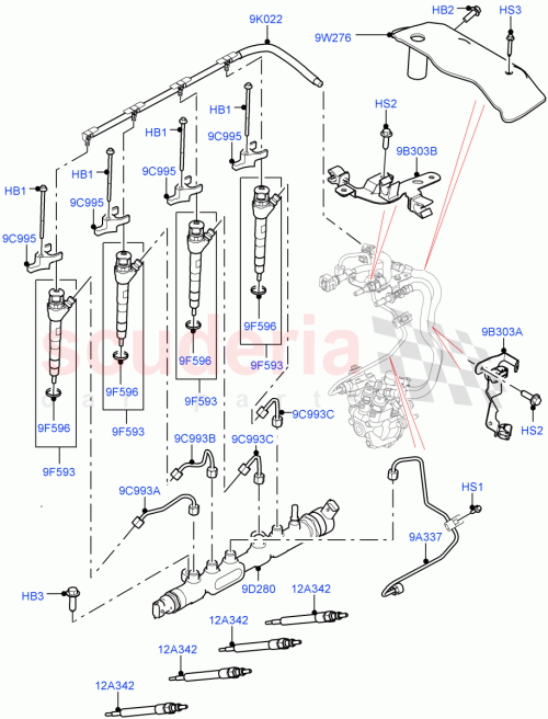 Part Diagram for Land Rover LR082282