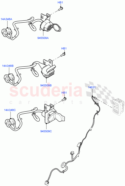 Part Diagram for Land Rover LR048205