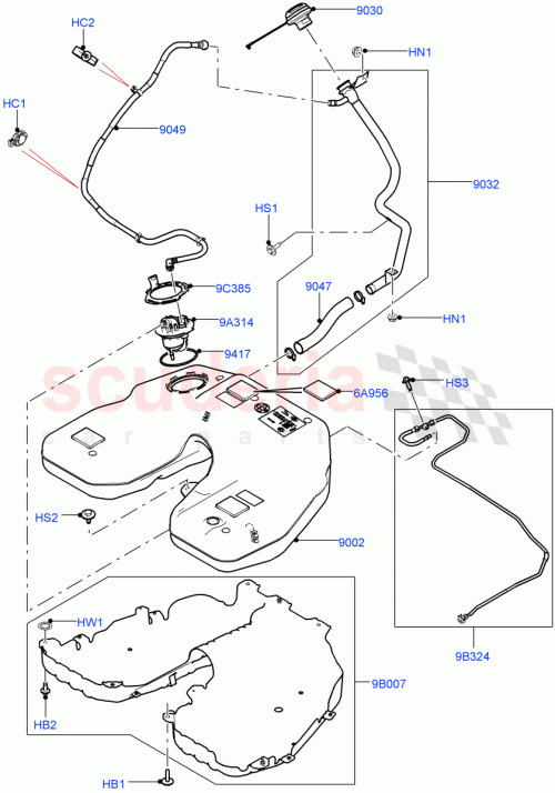 Part Diagram for Land Rover LR079270