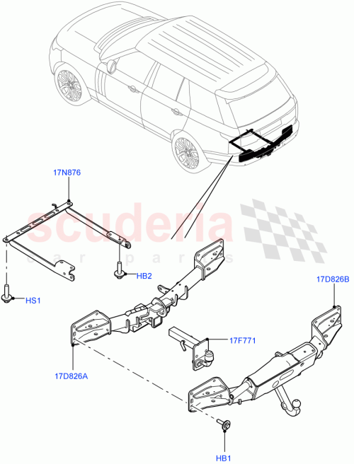 Part Diagram for Land Rover LR046235