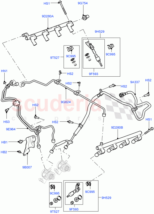 Part Diagram for Land Rover LR035128