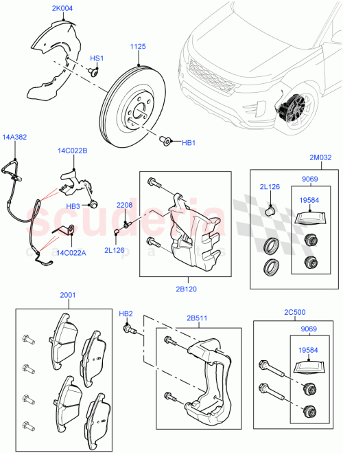 Part Diagram for Land Rover LR140729