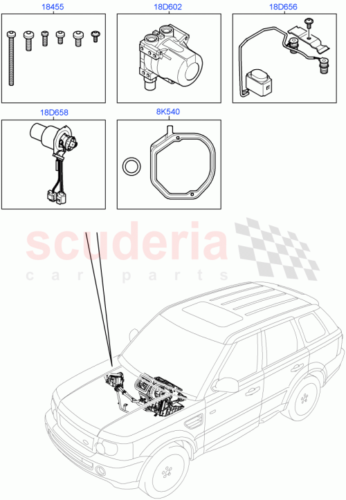 Part Diagram for Land Rover LR031880