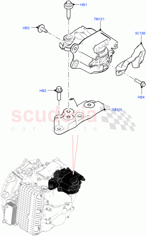 Part Diagram for Land Rover LR128246