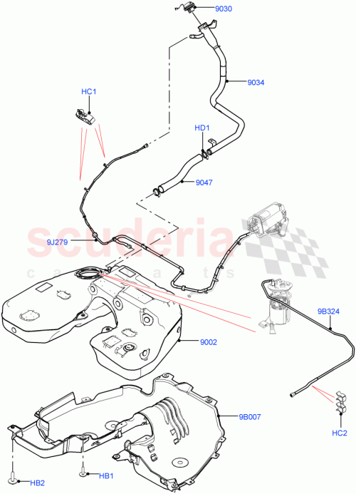 Part Diagram for Land Rover LR128355