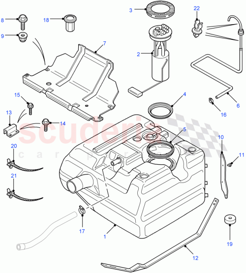 Part Diagram for Land Rover LR016191