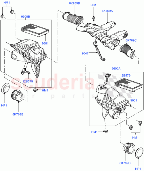 Part Diagram for Land Rover LR031462
